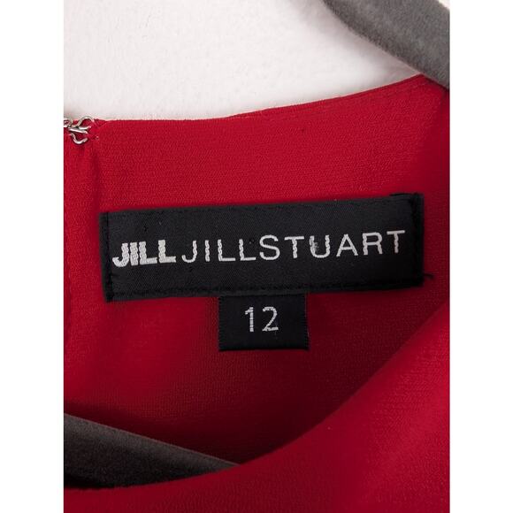 Jill Stuart Dress BHLDN Iva Crepe Gown Maxi Formal Evening Elegant Red Size 12 - Picture 10 of 12